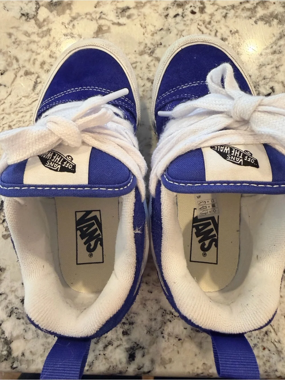 Vans Kids' Royal Blue Knu Skool Skate Shoes
